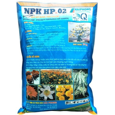 Phân hữu cơ đạm cá NPK HP 02 - Gói 1kg