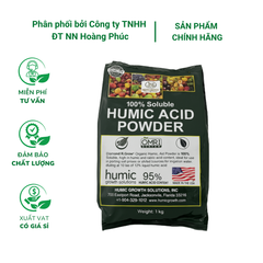 Humic Acid Powder dạng bột (1kg) – Phân bón cải tạo đất, nuôi dưỡng cây trồng