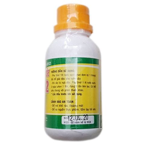 Chế phẩm Vitamin B12 chống sốc và giải độc cho cây trồng, hoa cảnh - chai 100ml