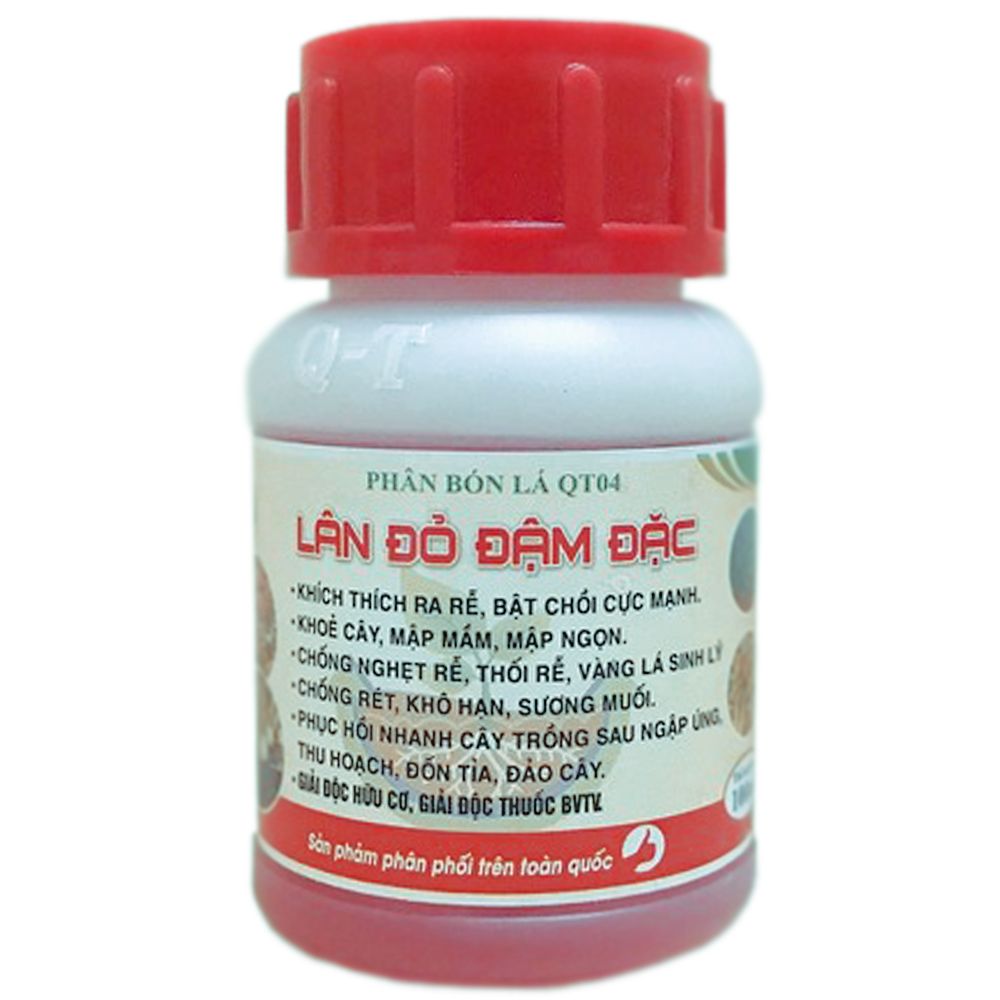 Lan đỏ đậm đặc Qt04 Chai 100ml Hn Nong Nghiệp Phố Lan đỏ đậm đặc Qt04 Chai 100ml Hn Nong Nghiệp Phố