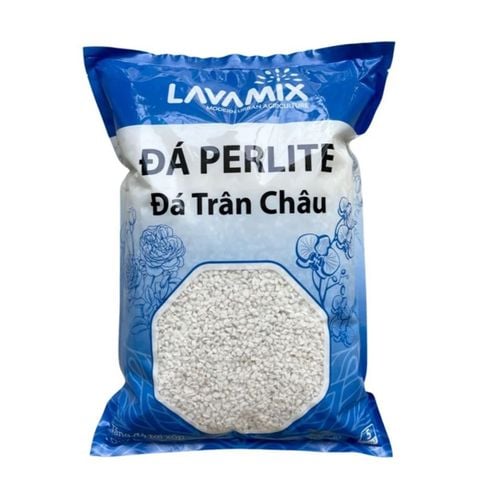 Đá perlite trân châu Lavamix (5dm3) - Giá thể sạch, thoát nước tốt,  trồng rau và hoa kiểng