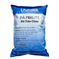 Đá perlite trân châu Lavamix (5dm3) - Giá thể sạch, thoát nước tốt,  trồng rau và hoa kiểng