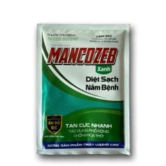 Thuốc trừ bệnh MANCOZEB Xanh TVZEB 800WP Trị Đốm Lá Rỉ Sắt Thán Thư - Gói 100 gram