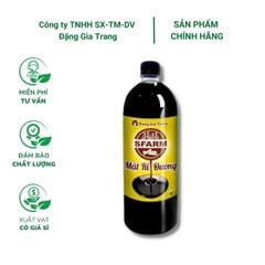 Mật rỉ đường SFARM 1 lít (1.35kg) – Nuôi cấy vi sinh, ủ phân bón và rác thải hữu cơ, xử lý nước thải, nông nghiệp, chăn nuôi