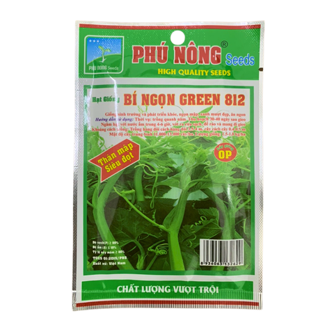 Hạt giống Bí Ngọn Siêu Đọt PN 812 - Gói 10 gram