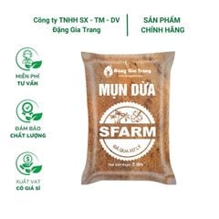 Mụn dừa SFARM đã qua xử lý – Mụn dừa tơi xốp, giữ ẩm cực tốt, trồng rau sạch