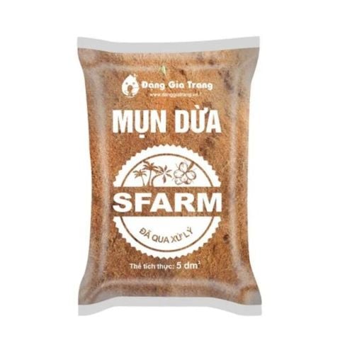 Mụn dừa SFARM đã qua xử lý – Mụn dừa tơi xốp, giữ ẩm cực tốt, trồng rau sạch