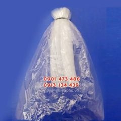 Combo túi nylon ( túi bóng ) - dây thun ( dây chun ) và túi ( lưới ) xốp bộc ổi - Túi 1 kg