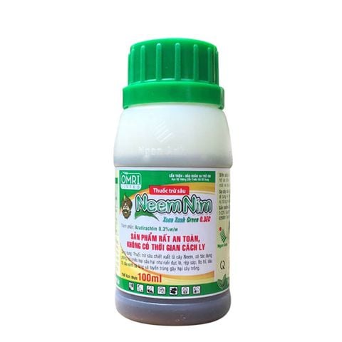 NeemNim Ấn Độ (100ml) – Phòng trừ sâu, rệp sáp, sâu xanh, bọ cánh tơ, sâu tơ