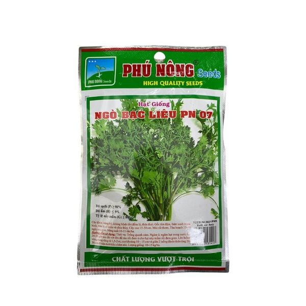 Hạt giống Ngò Bạc Liêu PN 07 - Gói 20 gram