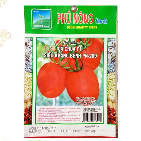 Hạt giống cà chua F1 PN - Gói 0.1 Gram