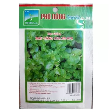 Hạt giống Rau càng cua PN 678 - Gói 0.5 gram