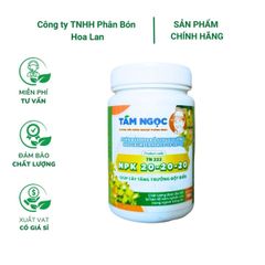 Phân NPK 20-20-20 + TE (Tám Ngọc) - Phân bón lá giúp thân to, dày, mập - Lọ 100 gram