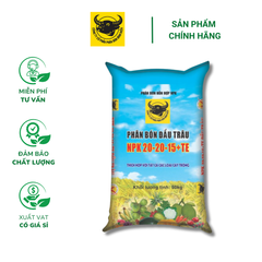 NPK Đầu Trâu 20-20-15+TE (50kg) – Tăng năng suất, chất lượng cây trồng