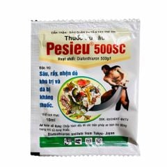 Thuốc trừ sâu rầy nhện đỏ Pesieu 500SC - Đặc trị sâu, rầy, nhện đỏ trên cây hoa hồng, hoa lan, các loại rau và cây ăn quả