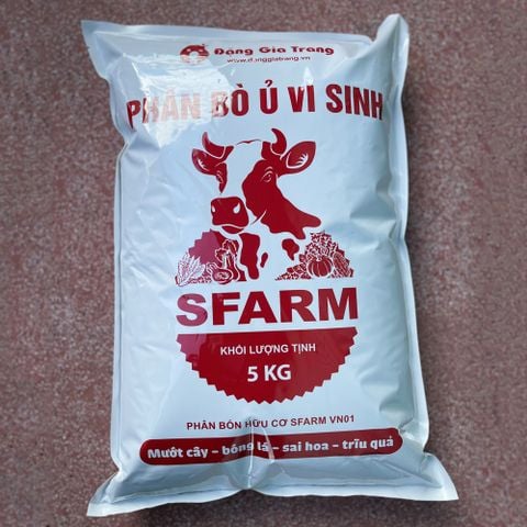 Phân bò ủ vi sinh SFARM đã qua xử lý