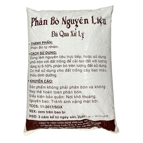 Phân bò đã qua xử lý TRIBAT (10dm3)- Phân hữu cơ cung cấp dinh dưỡng cho cây, cải tạo đất trồng
