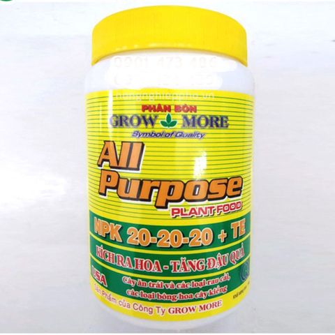 Phân bón lá Growmore All Purpose Plant Food 20-20-20+TE