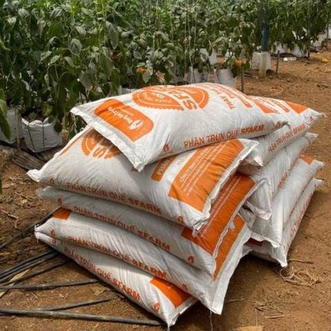 Phân trùn quế giảm ẩm SFARM PB02 - Bao 40kg