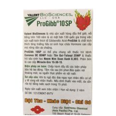 ProGibb - Thuốc điều hòa sinh trưởng kích mầm, kích chồi cho cây trồng 10SP - Gói 1gram