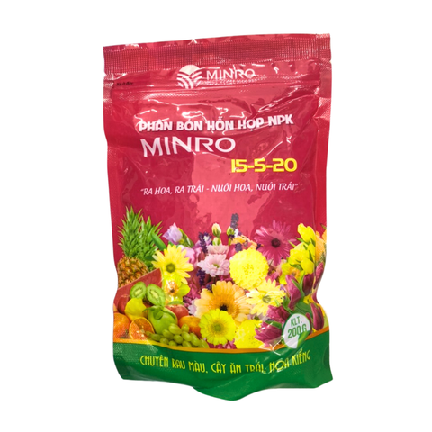 Phân bón hỗn hợp NPK MINRO 15-5-20