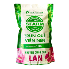 Phân trùn quế SFARM viên nén tan chậm dành cho Lan