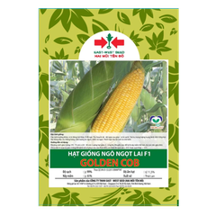 Hạt giống Ngô ngọt, Bắp Mỹ Golden Cob East-West Seed (Hai Mũi Tên Đỏ) - Gói 70 hạt