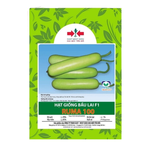 Hạt giống Bầu lai F1 RUMA 100 East-West Seed (Hai Mũi Tên Đỏ) - Gói 20 hạt