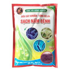 Tinh vôi sát khuẩn và cải tạo cho đất trồng - Gói 1kg