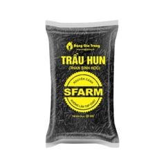 Giá thể trấu hun SFARM – Trấu hun sạch mầm bệnh, giữ ẩm, làm giá thể trồng rau mầm, hoa, ươm cây con