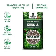 Giá thể trồng kiểng lá SFARM (20dm³) - Tơi xốp, an toàn, kiểng lá phát triển xanh tốt