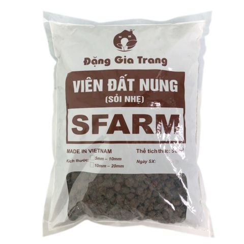 Viên đất nung SFARM - Giá thể trồng rau mầm, hoa kiểng và hệ thống Aquaponics