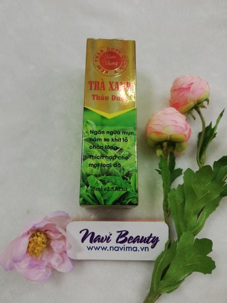 Sửa Rữa Mặt Sâm Vàng Trà Xanh Thảo Dược 75ml - Ngừa Mụn Nám, Se Lỗ Chân Lông