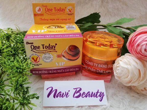 Kem One Today (Ốc Sên) - Dưỡng Trắng, Ngừa Lão Hóa Da VIP 20g