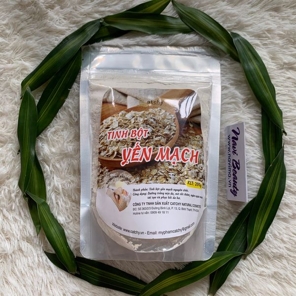 BỘT CATCHY - YẾN MẠCH, 200G - TRẮNG DA, MỜ THÂM, NGỪA MỤN, TÁI TẠO