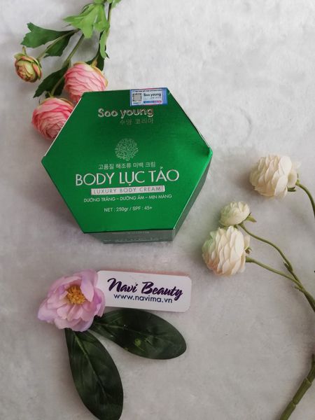 Kem Body Lục Tảo Soo Young SPF 45+ 250g
