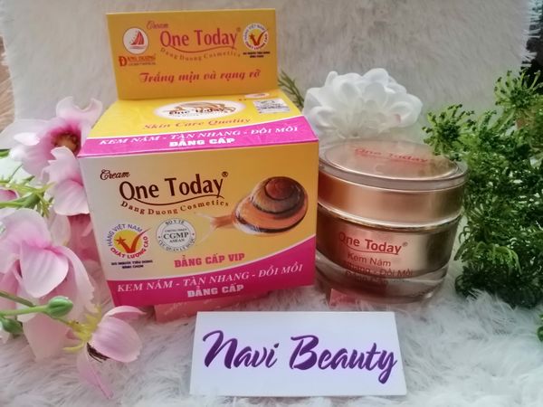 Kem One Today (Ốc Sên) - Nám, Tàn Nhang, Đồi Mồi Đẳng Cấp VIP 30g