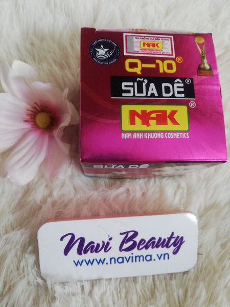 Kem Q10 Ốc Sên, Sữa Dê - Nám, Trắng Da, Thâm, Tàn Nhang, Đồi Mồi, Chống Nắng 12g