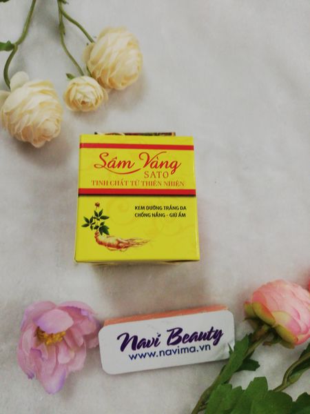 Kem Sâm Vàng, Thảo Dược Đông Y - Dưỡng trắng, Tái tạo, Chống lão hóa, Chống dị ứng 15g