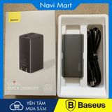 Bộ sạc nhanh thế hệ mới Baseus GaN2 Pro 65W Mini Travel Quick Charger + Kèm cáp Type C