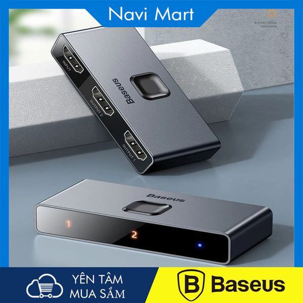 Thiết bị chia cổng HDMI hai chiều Baseus Matrix HDMI Splitter