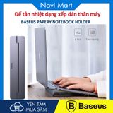 Đế tản nhiệt dạng xếp dán thân máy Baseus Papery Notebook Holder