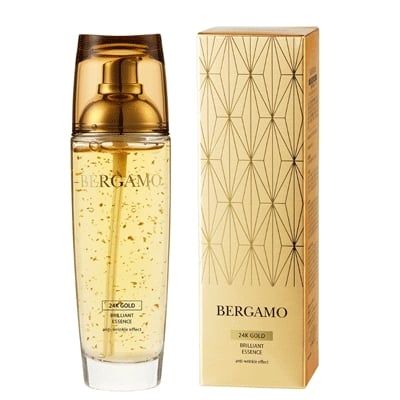 Serum BERGAMO 24K Gold Brilliant Essence - Nâng cơ, Tái tạo, Chống lão hóa, Tăng đàn hồi da 110ml