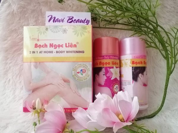 Bộ Tắm Trắng Toàn Thân Bạch Ngọc Liên 2 in 1 At Home