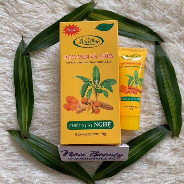 KEM MISS WHITE MỤN VÀ THÂM, 20G