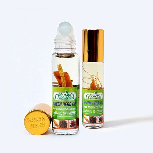 Dầu Lăn Thảo Dược Green Herb 8ml Thái Lan