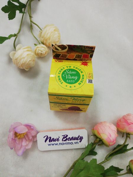 Kem Sâm Vàng, Thảo Dược Đông Y - Mụn, Thâm, Liền sẹo, Trắng da, Se khít chân lông 15g