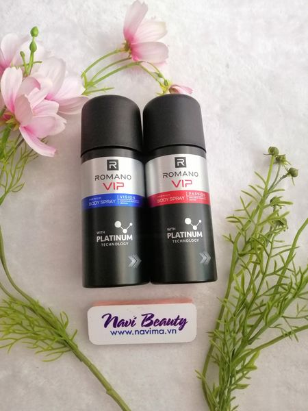 Nước hoa toàn thân Romano Vision / Passion Vip150ml