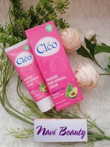 Kem Tẩy Lông Bơ Cleo Hồng (Dành cho da nhạy cảm) 50g