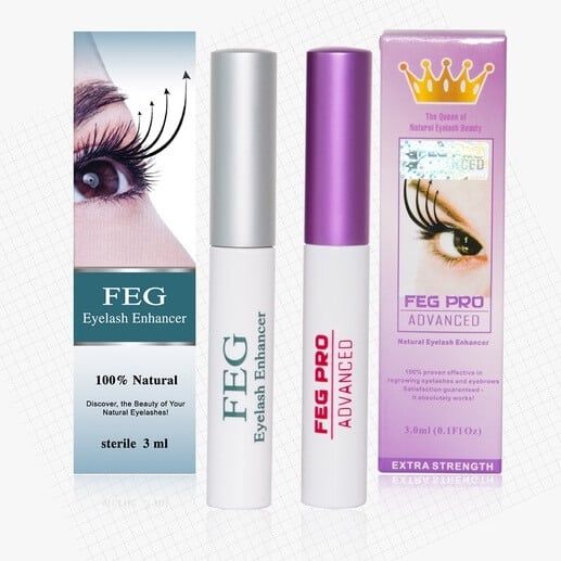 Serum Dưỡng Kích Mi Cong, Dài & Dày FEG Xanh/ Hồng 3ml